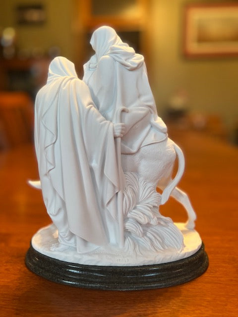 Flight Into Egypt Marble Statue | Eleganza