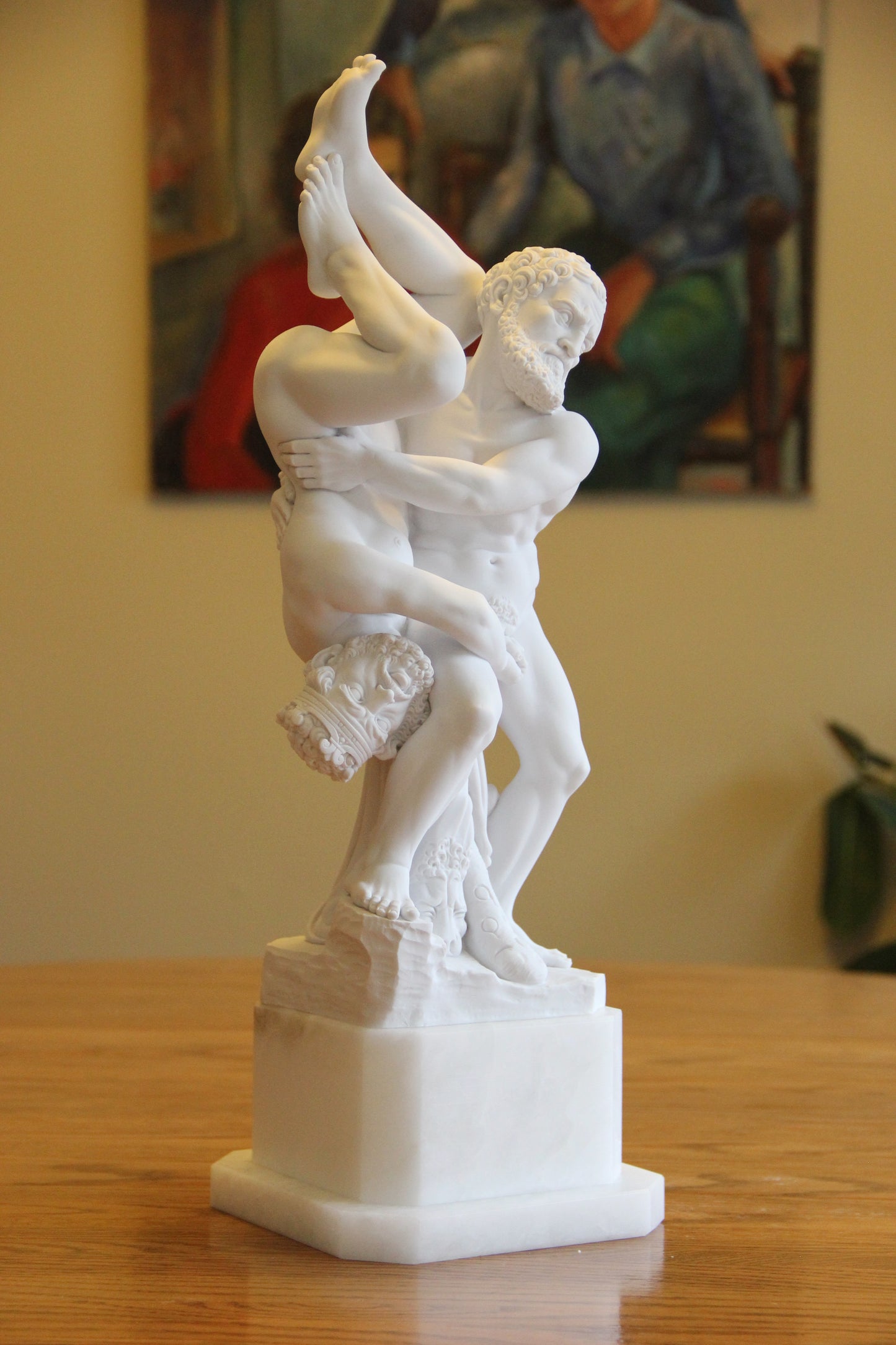 Hercules and Diomedes Marble Statue | Eleganza